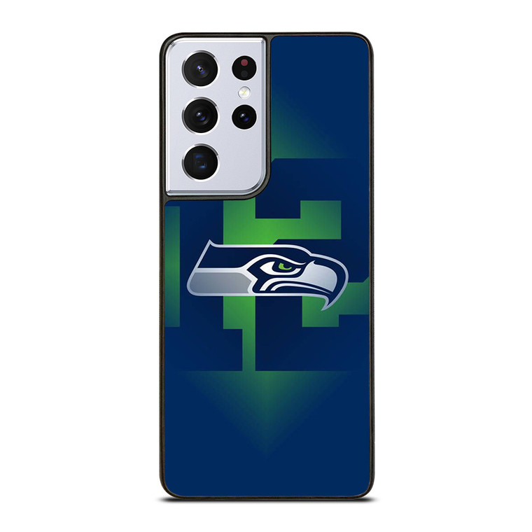 SEATTLE SEAHAWKS TWELVE MAN LOGO Samsung Galaxy S21 Ultra Case Cover
