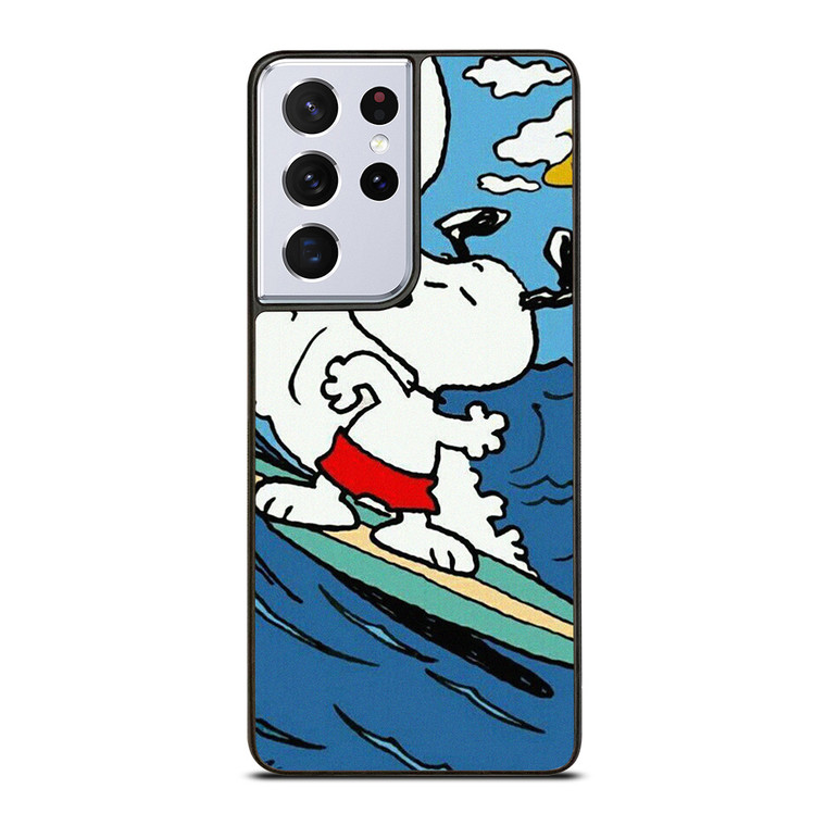 SNOOPY THE PEANUTS SURFING CARTOON Samsung Galaxy S21 Ultra Case Cover SNOOPY THE PEANUTS SURFING CARTOON Samsung Galaxy S21 Ultra Case Cover