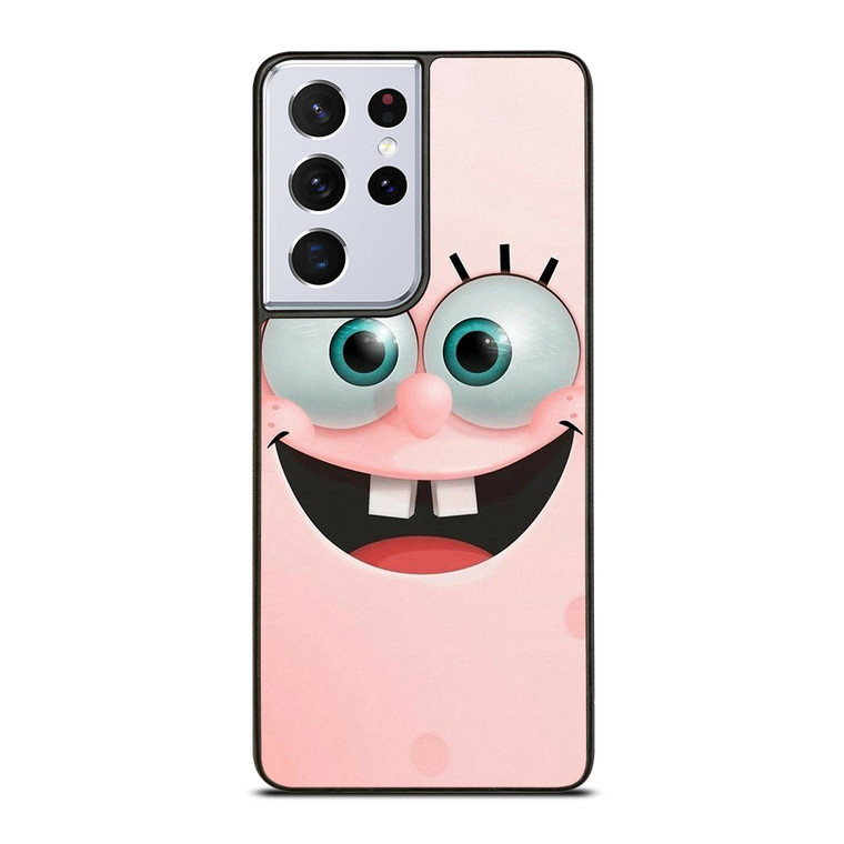 SPONGEBOB SQUAREPANTS CARTOON PINK Samsung Galaxy S21 Ultra Case Cover