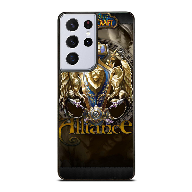 WORLD OF WARCRAFT GAMES EMBLEM Samsung Galaxy S21 Ultra Case Cover WORLD OF WARCRAFT GAMES EMBLEM Samsung Galaxy S21 Ultra Case Cover
