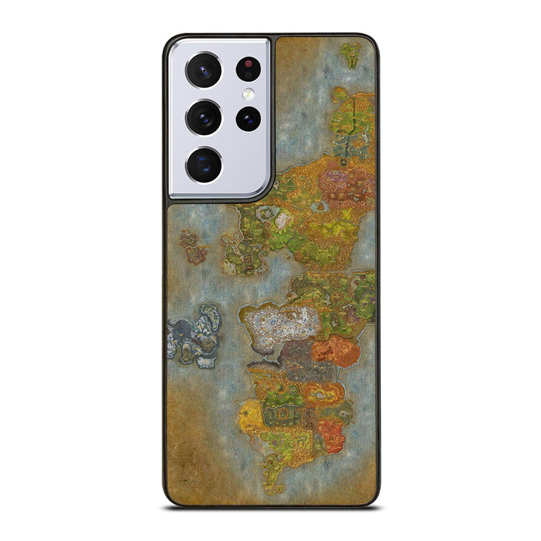 WORLD OF WARCRAFT GAMES MAP Samsung Galaxy S21 Ultra Case Cover
