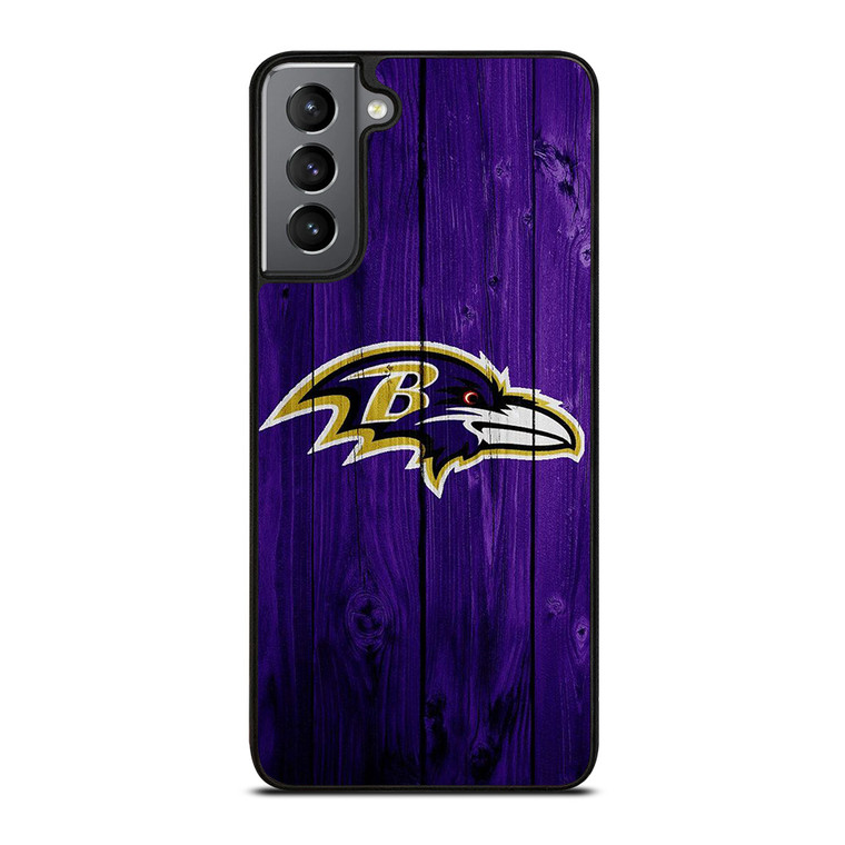 BALTIMORE RAVENS WOOD LOGO Samsung Galaxy S21 Plus Case Cover