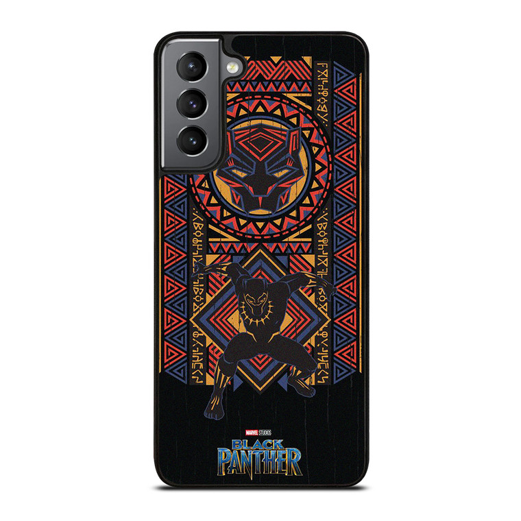 BLACK PANTHER ETHNIC PATTERN Samsung Galaxy S21 Plus Case Cover