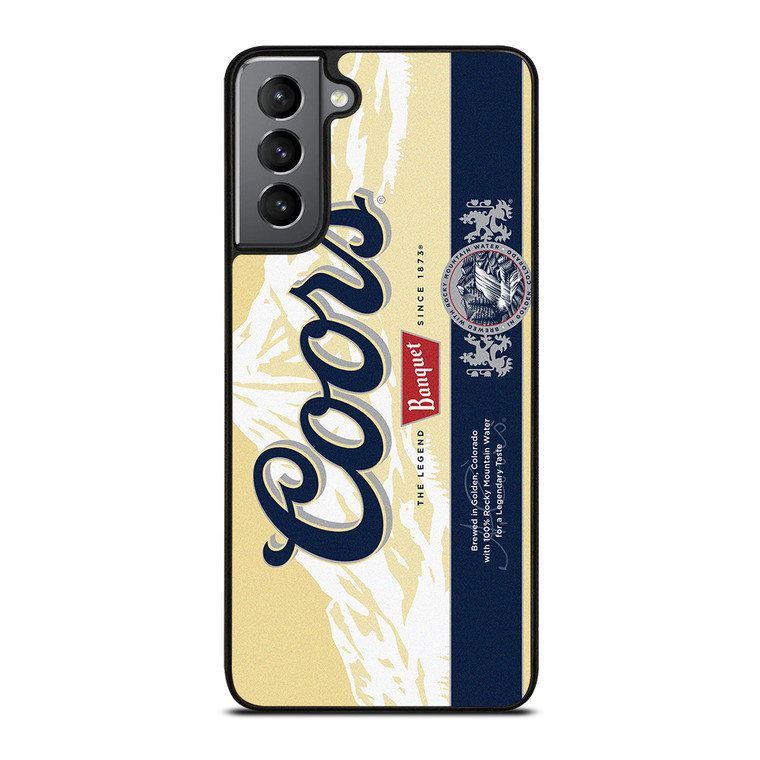 COORS BANQUET BEER LABEL Samsung Galaxy S21 Plus Case Cover
