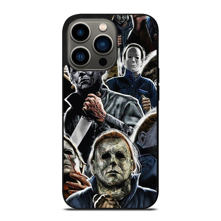 MICHAEL MYERS HALLOWEEN COLLAGE iPhone 13 Pro Case Cover MICHAEL MYERS HALLOWEEN COLLAGE iPhone 13 Pro Case Cover