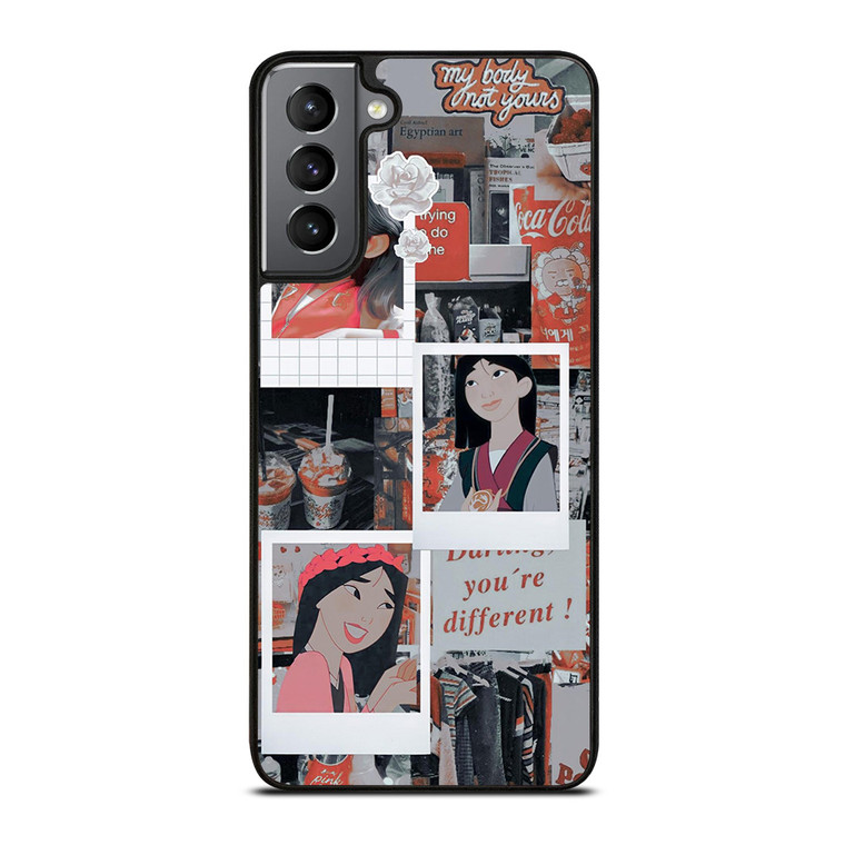 DISNEY PRINCESS MULAN AESTHETIC COLLAGE Samsung Galaxy S21 Plus Case Cover