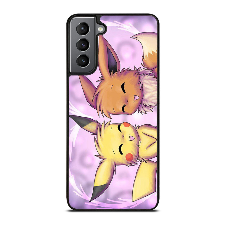 EEVEE PIKACHU POKEMON GAMES Samsung Galaxy S21 Plus Case Cover EEVEE PIKACHU POKEMON GAMES Samsung Galaxy S21 Plus Case Cover