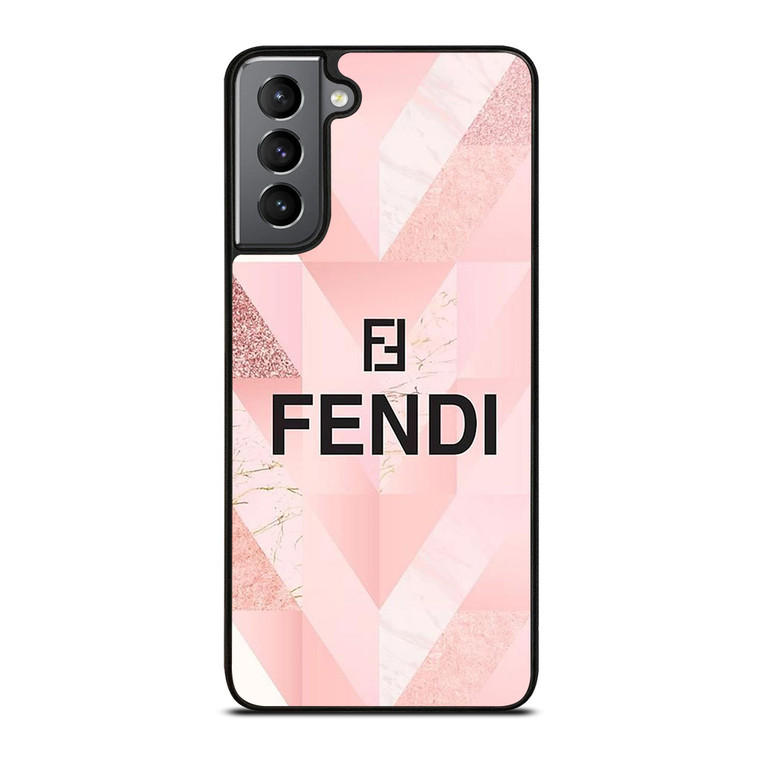 FENDI ROMA PINK TAPESTRY LOGO Samsung Galaxy S21 Plus Case Cover FENDI ROMA PINK TAPESTRY LOGO Samsung Galaxy S21 Plus Case Cover