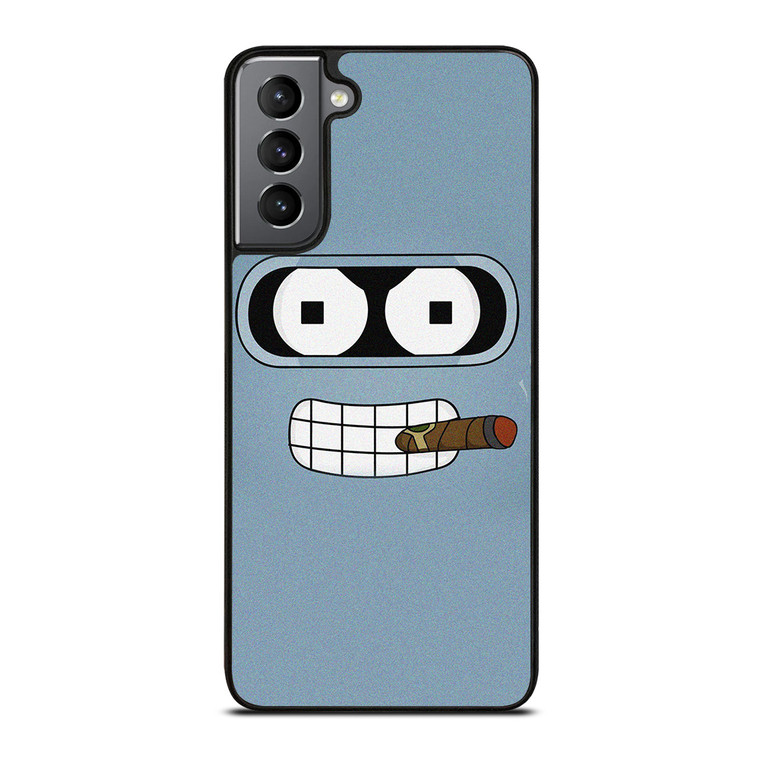 FUTURAMA BENDER SMOKING CIGARETES Samsung Galaxy S21 Plus Case Cover