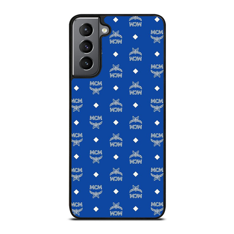 MCM WORLD WIDE BLUE Samsung Galaxy S21 Plus Case Cover