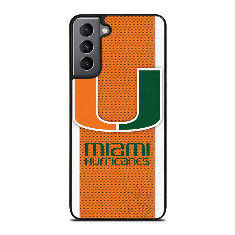 MIAMI HURRICANES SYMBOL CARBON Samsung Galaxy S21 Plus Case Cover