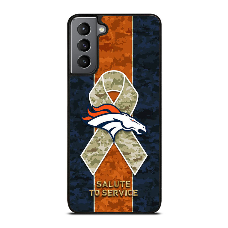 SALUTE TO SERVICE DENVER BRONCOS Samsung Galaxy S21 Plus Case Cover SALUTE TO SERVICE DENVER BRONCOS Samsung Galaxy S21 Plus Case Cover