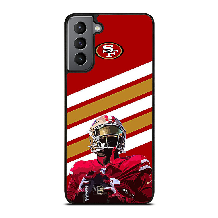 SAN FRANCISCO 49ERS STRIPE LOGO Samsung Galaxy S21 Plus Case Cover