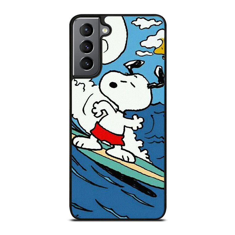 SNOOPY THE PEANUTS SURFING CARTOON Samsung Galaxy S21 Plus Case Cover SNOOPY THE PEANUTS SURFING CARTOON Samsung Galaxy S21 Plus Case Cover
