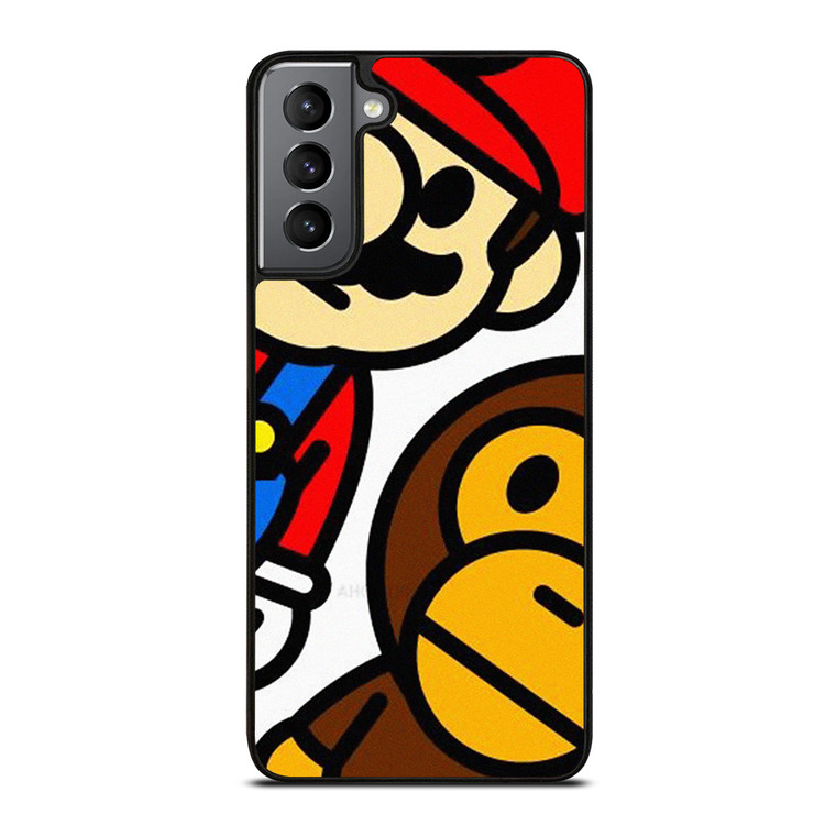 SUPER MARIO BROS BABY MILO BAPE Samsung Galaxy S21 Plus Case Cover