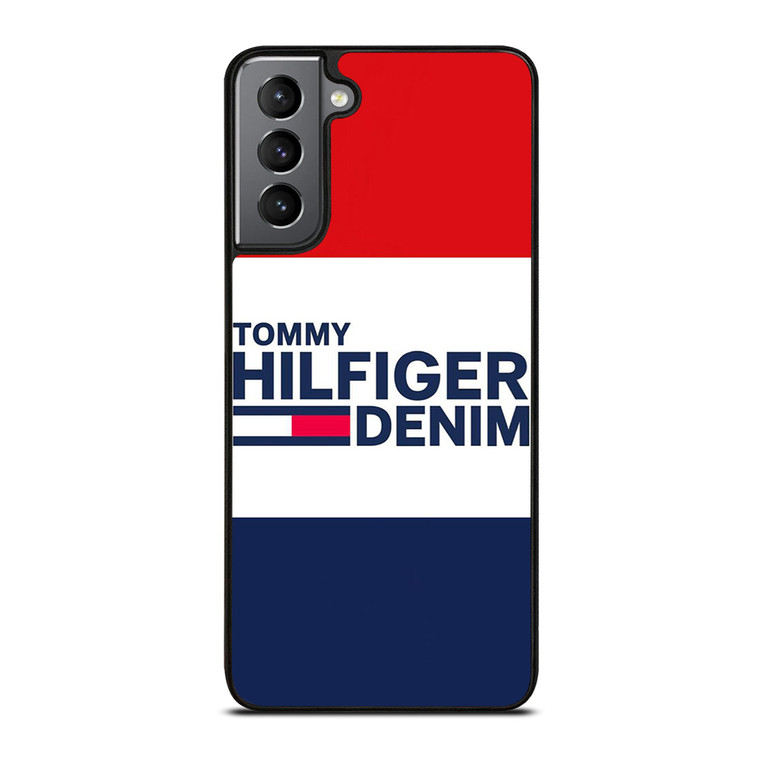 TOMMY HILFIGER DENIM FASHION SYMBOL Samsung Galaxy S21 Plus Case Cover