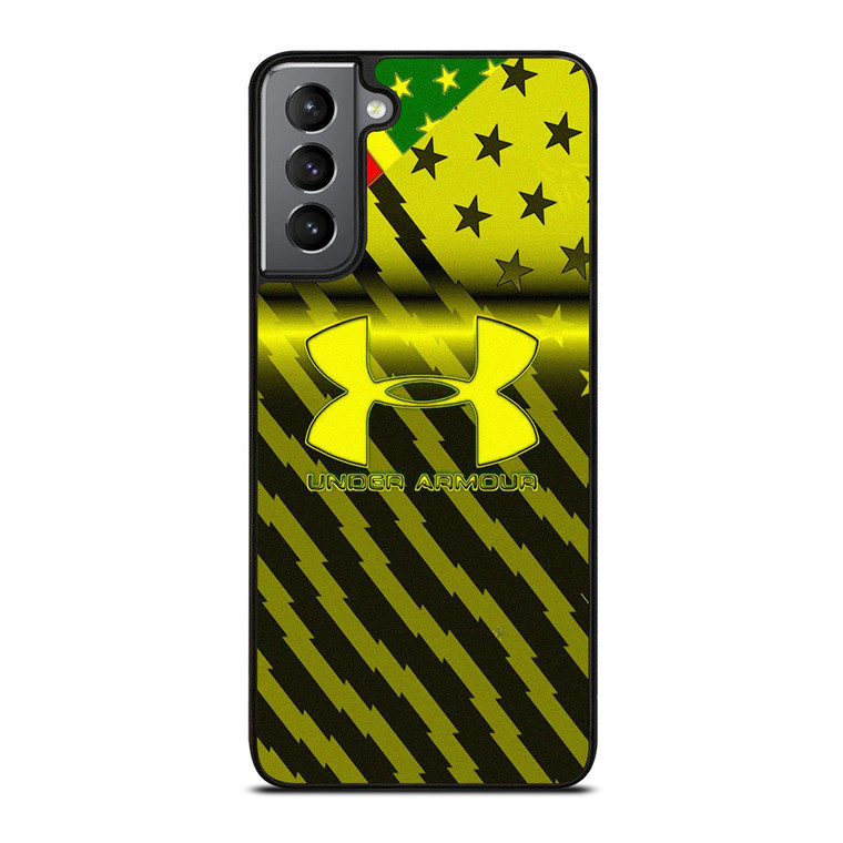 UNDER ARMOUR AMERICAN FLAG YELLOW Samsung Galaxy S21 Plus Case Cover
