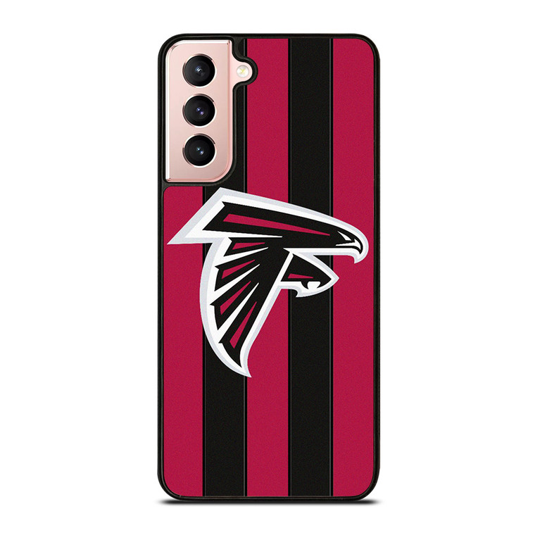 ATLANTA FALCONS FOOTBALL STRIPE LOGO Samsung Galaxy S21 Case Cover