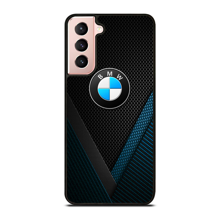 BMW BLUE CARBON LOGO Samsung Galaxy S21 Case Cover