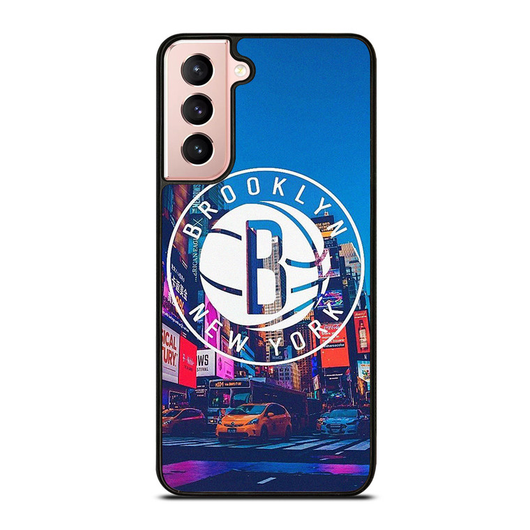 BROOKLYN NEW YORK NBA TIME SQUARE Samsung Galaxy S21 Case Cover