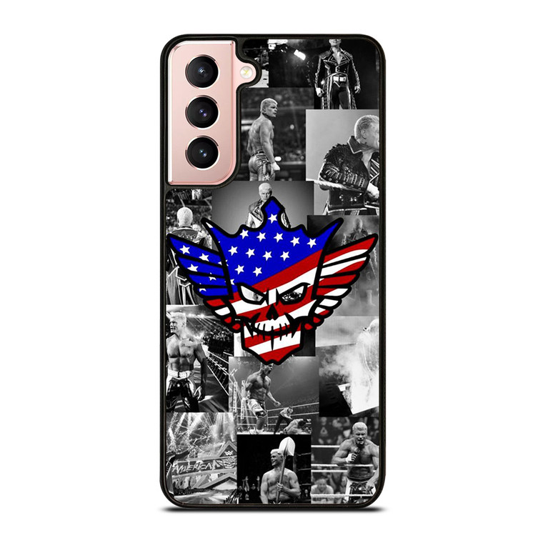 CODY RHODES WWE COLLAGE Samsung Galaxy S21 Case Cover
