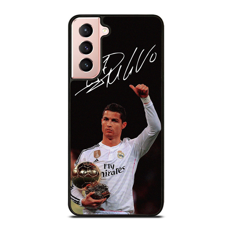 CRISTIANO RONALDO BALLON DOR Samsung Galaxy S21 Case Cover