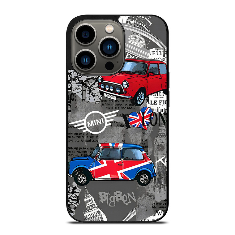 MINI COOPER LONDON COLLAGE iPhone 13 Pro Case Cover