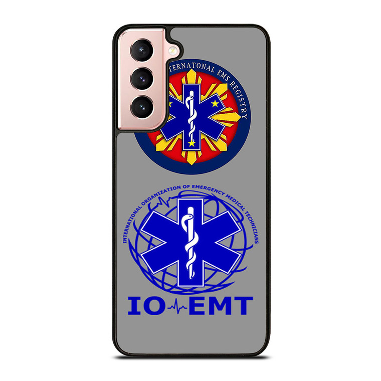 EMT EMS REGISTERED PARAMEDIC LOGO Samsung Galaxy S21 Case Cover
