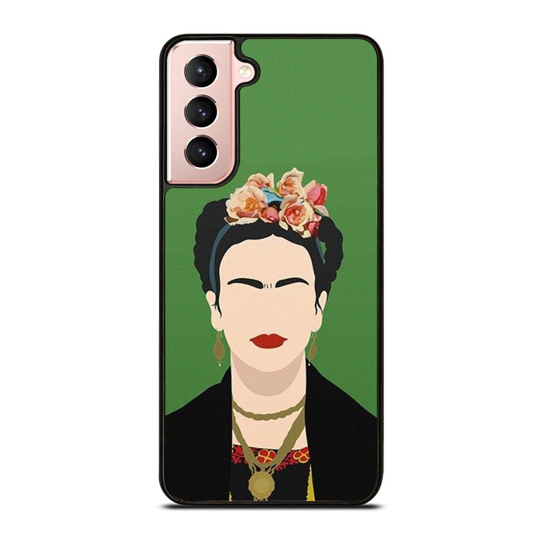 FRIDA KAHLO FLAT ILLUSTRATION Samsung Galaxy S21 Case Cover
