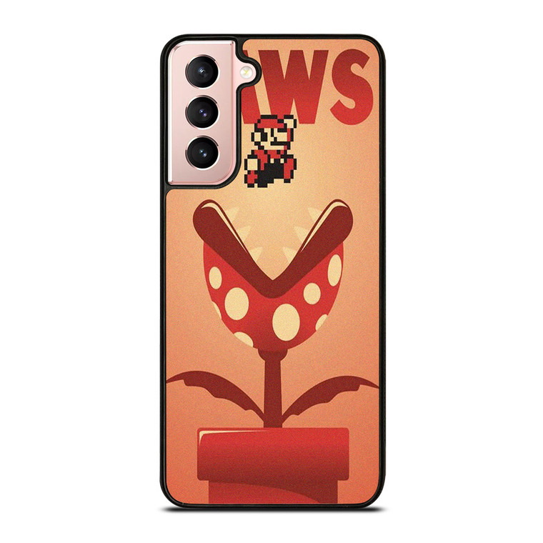 JAWS SUPER MARIO BROS Samsung Galaxy S21 Case Cover