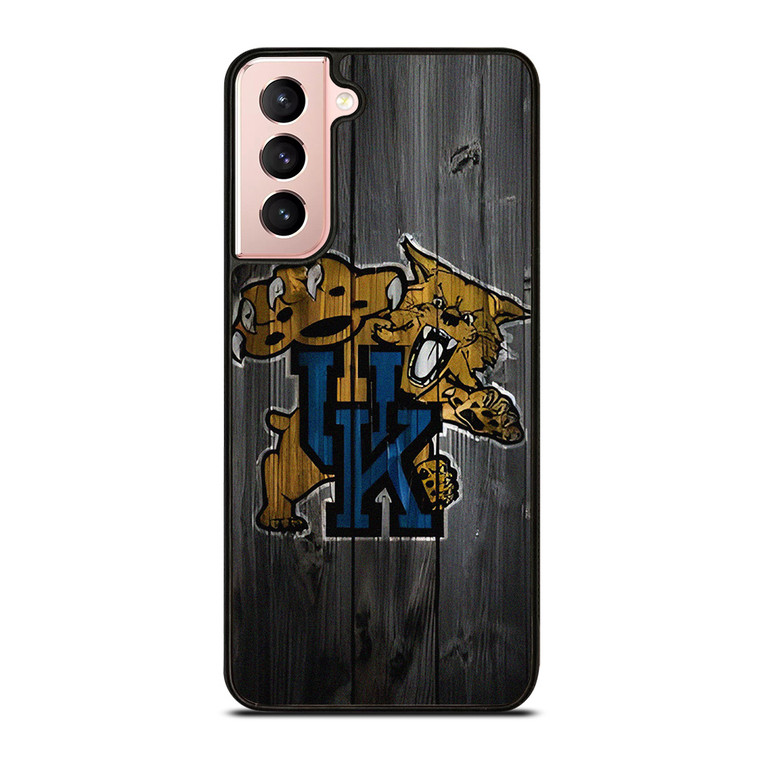 KENTUCKY WILDCATS UNIVERSITY WOOD LOGO Samsung Galaxy S21 Case Cover