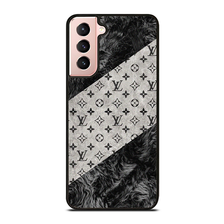 LOUIS VUITTON BLACK FURRY Samsung Galaxy S21 Case Cover