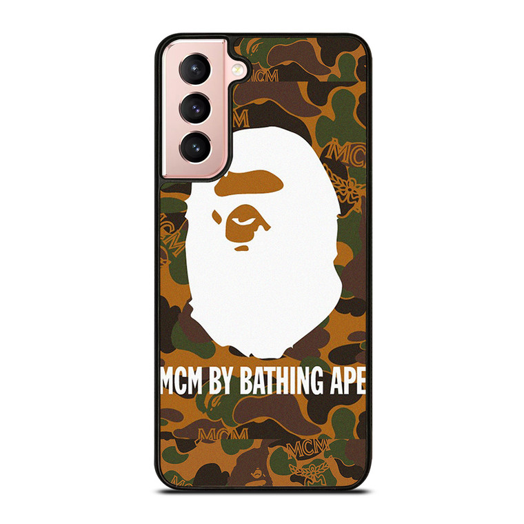 MCM BAPE BATHING APE CAMO Samsung Galaxy S21 Case Cover
