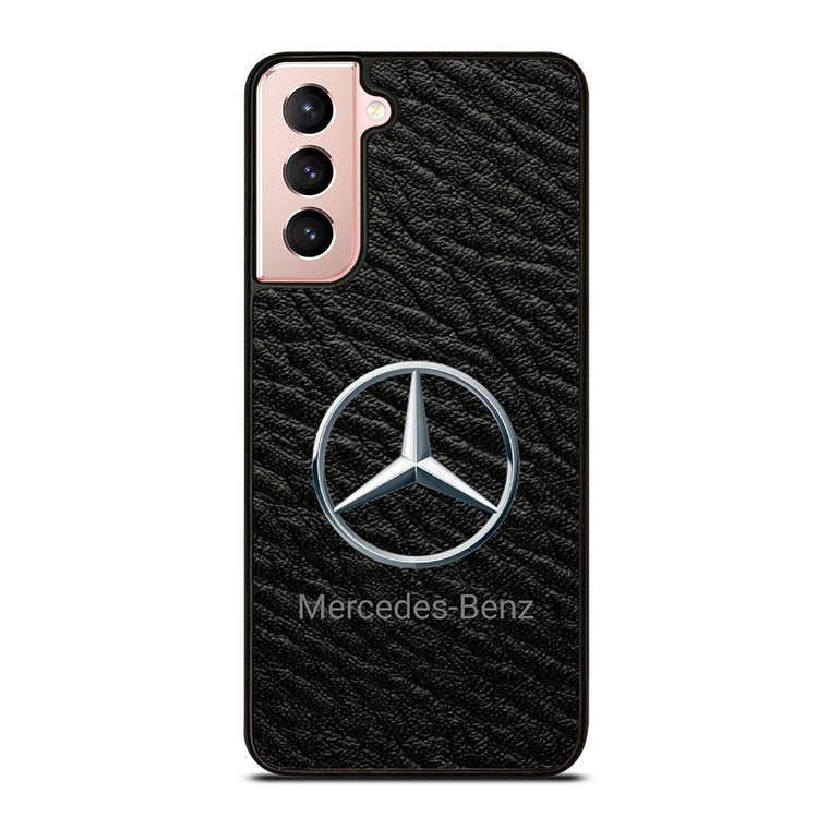 MERCEDES BENZ LEATHER EMBLEM Samsung Galaxy S21 Case Cover