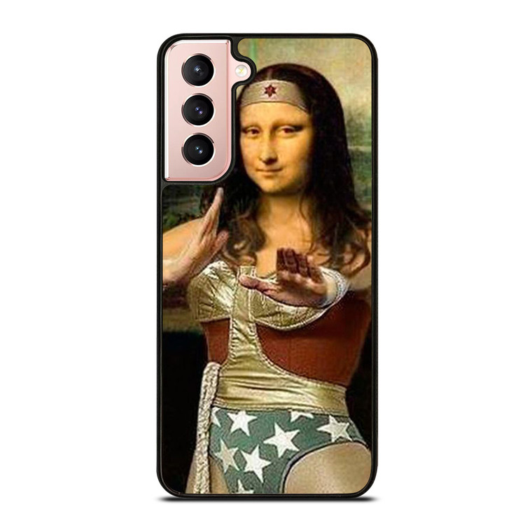 MONA LISA WONDER WOMAN Samsung Galaxy S21 Case Cover