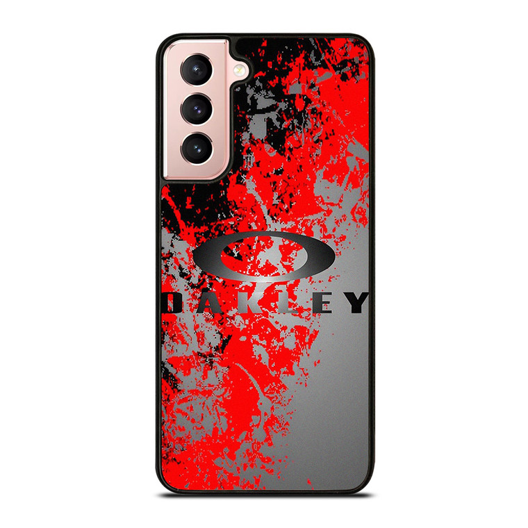 OAKLEY GLASSES RED BLACK LOGO Samsung Galaxy S21 Case Cover