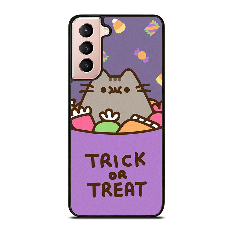 PUSHEEN THE CAT HALLOWEEN TRICK OR TREAT Samsung Galaxy S21 Case Cover
