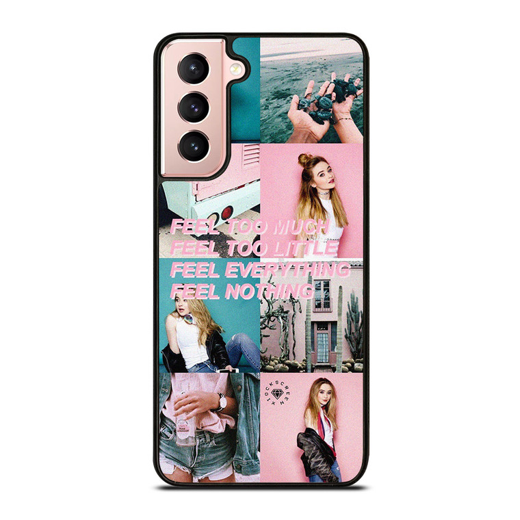 SABRINA CARPENTER FEEL COLLAGE Samsung Galaxy S21 Case Cover