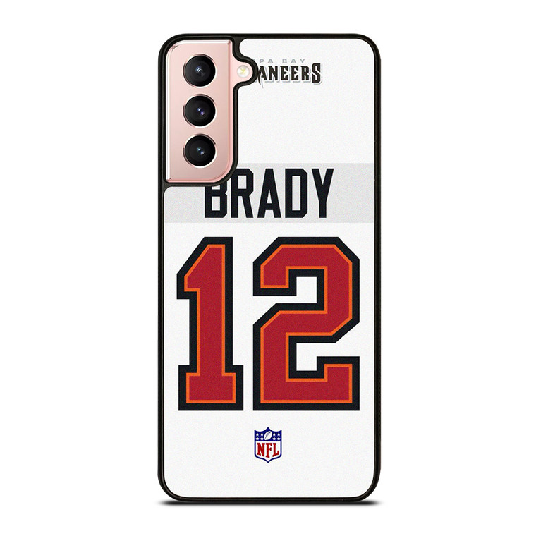 TOM BRADY TAMPA BAY BUCCANEERS WHITE KIT Samsung Galaxy S21 Case Cover