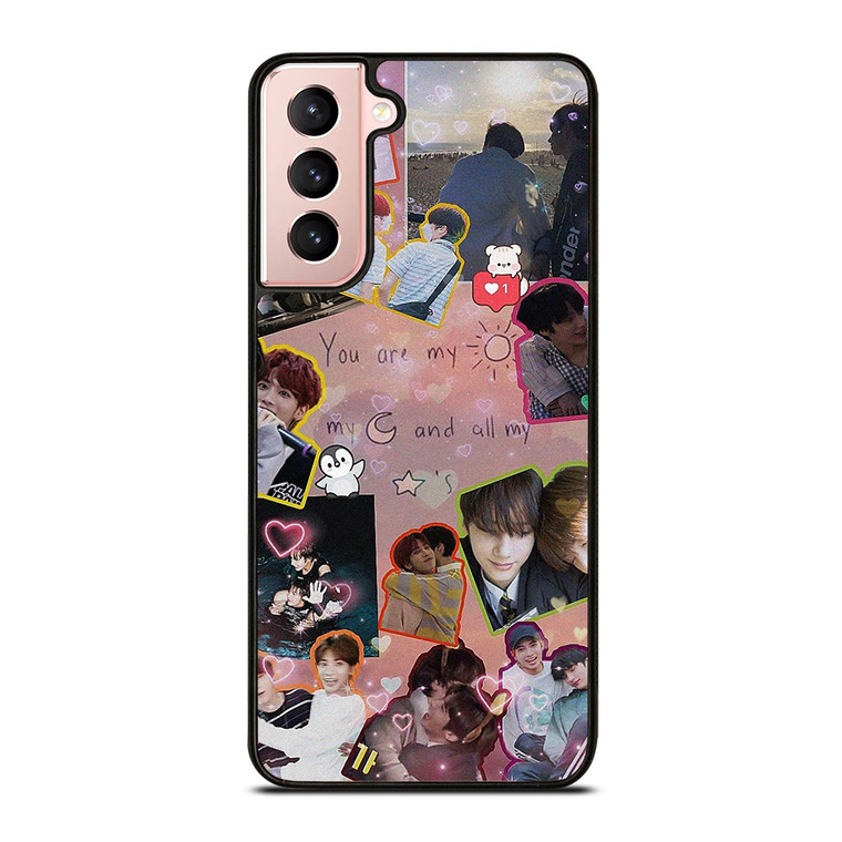 TOMORROW X TOGETHER TXT COLLAGE Samsung Galaxy S21 Case Cover
