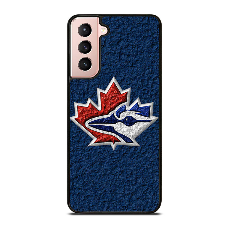 TORONTO BLUE JAYS LEATHER LOGO Samsung Galaxy S21 Case Cover