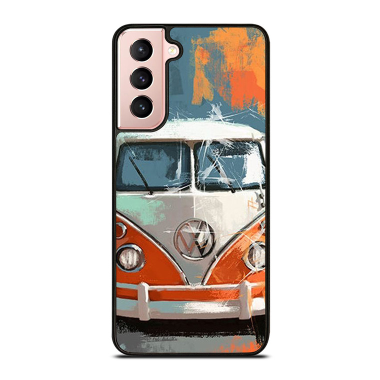 VW VOLKSWAGEN COMBI PAINTED Samsung Galaxy S21 Case Cover