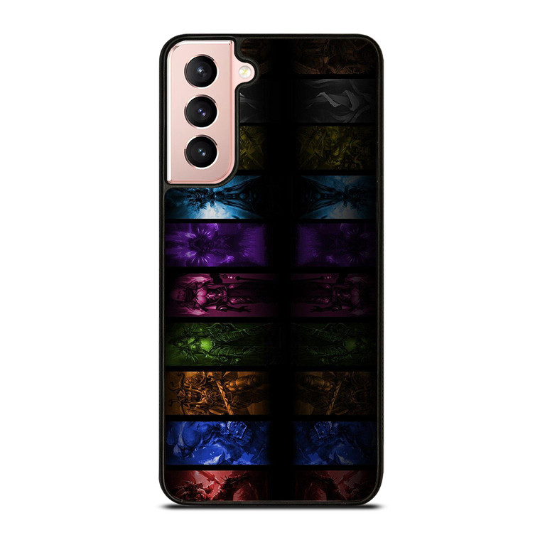 WORLD OF WARCRAFT HERO COLLAGE Samsung Galaxy S21 Case Cover