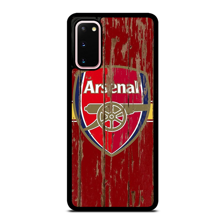 ARSENAL FC RETRO WOOD LOGO Samsung Galaxy S20 Case Cover
