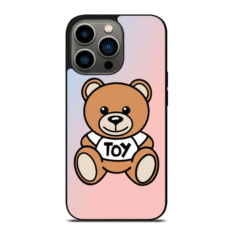 MOSCHINO TOY BEAR GRADIENT iPhone 13 Pro Case Cover MOSCHINO TOY BEAR GRADIENT iPhone 13 Pro Case Cover