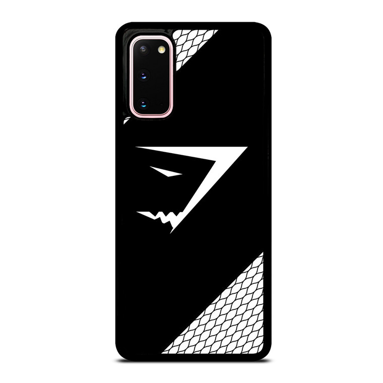 GYMSHARK WHITE CARBON LOGO Samsung Galaxy S20 Case Cover