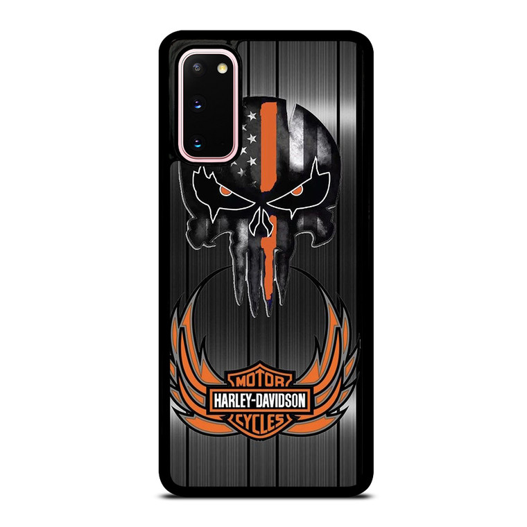 HARLEY DAVIDSON THE PUNISHER METAL Samsung Galaxy S20 Case Cover HARLEY DAVIDSON THE PUNISHER METAL Samsung Galaxy S20 Case Cover