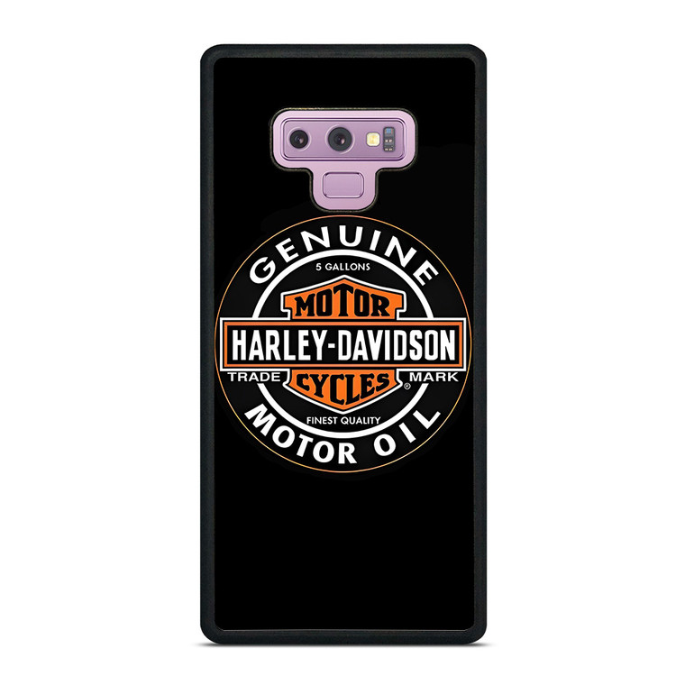 HARLEY DAVIDSON MOTOR OIL BADGE  Samsung Galaxy Note 9 Case Cover