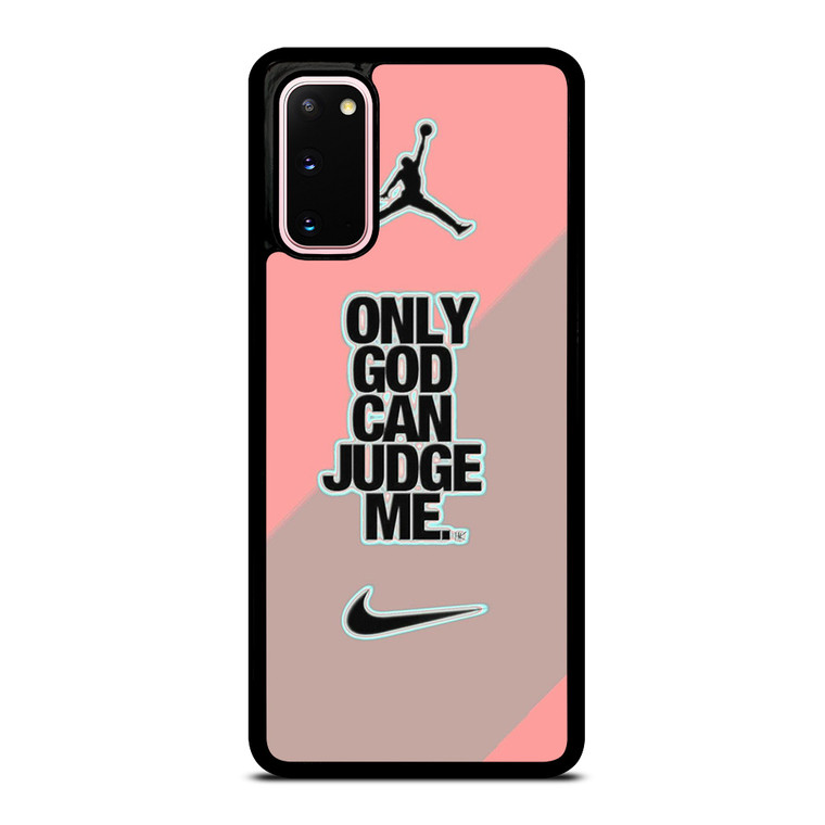NIKE AIR JORDAN ONLY GOD CAN JUDGE ME PINK Samsung Galaxy S20 Case Cover NIKE AIR JORDAN ONLY GOD CAN JUDGE ME PINK Samsung Galaxy S20 Case Cover