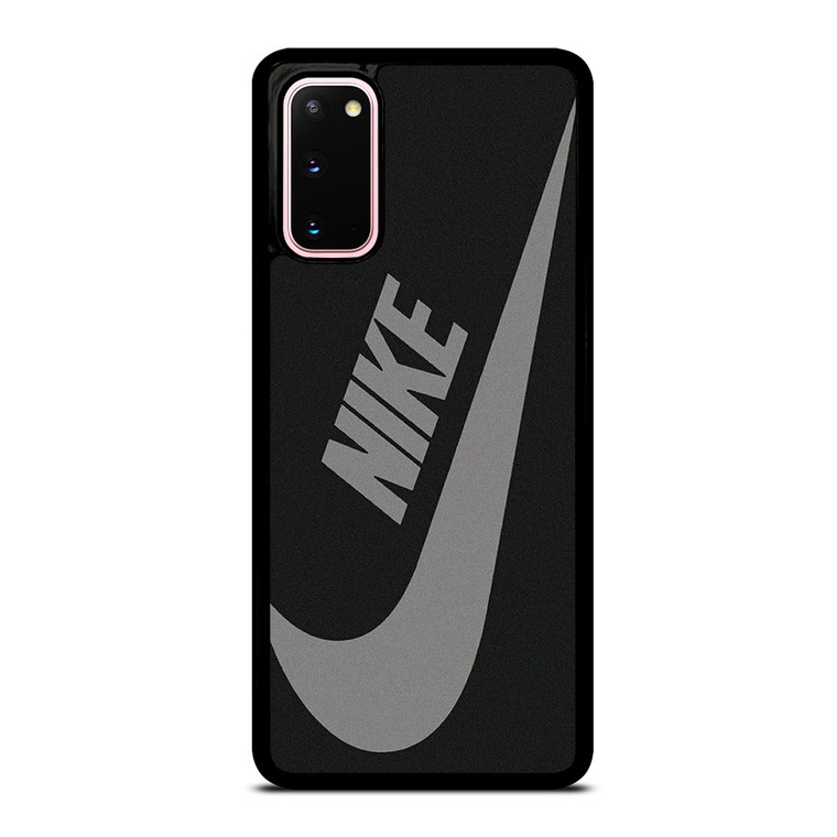 NIKE GREY BLACK LOGO Samsung Galaxy S20 Case Cover